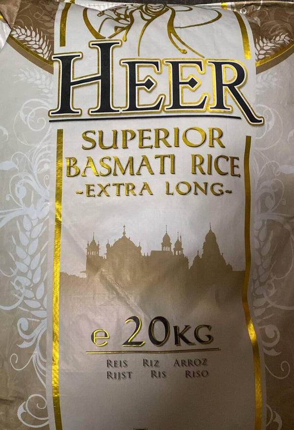 HEER BASMATI EX LONG RICE 20 kg
