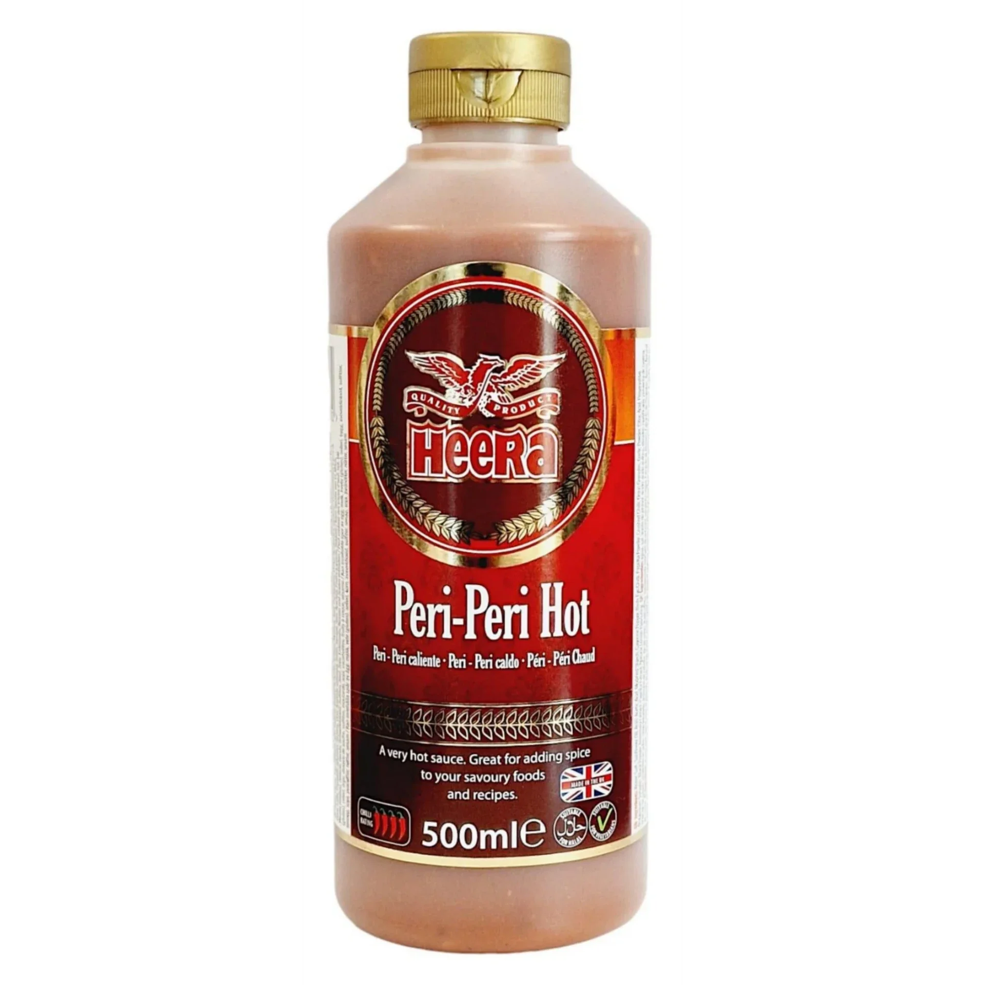 HEERA PÉRI PÉRI HOT SAUCE 500 ml