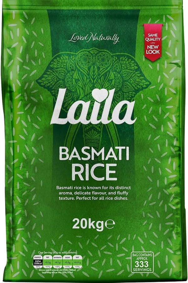 LAILA BASMATI RICE 20 kg