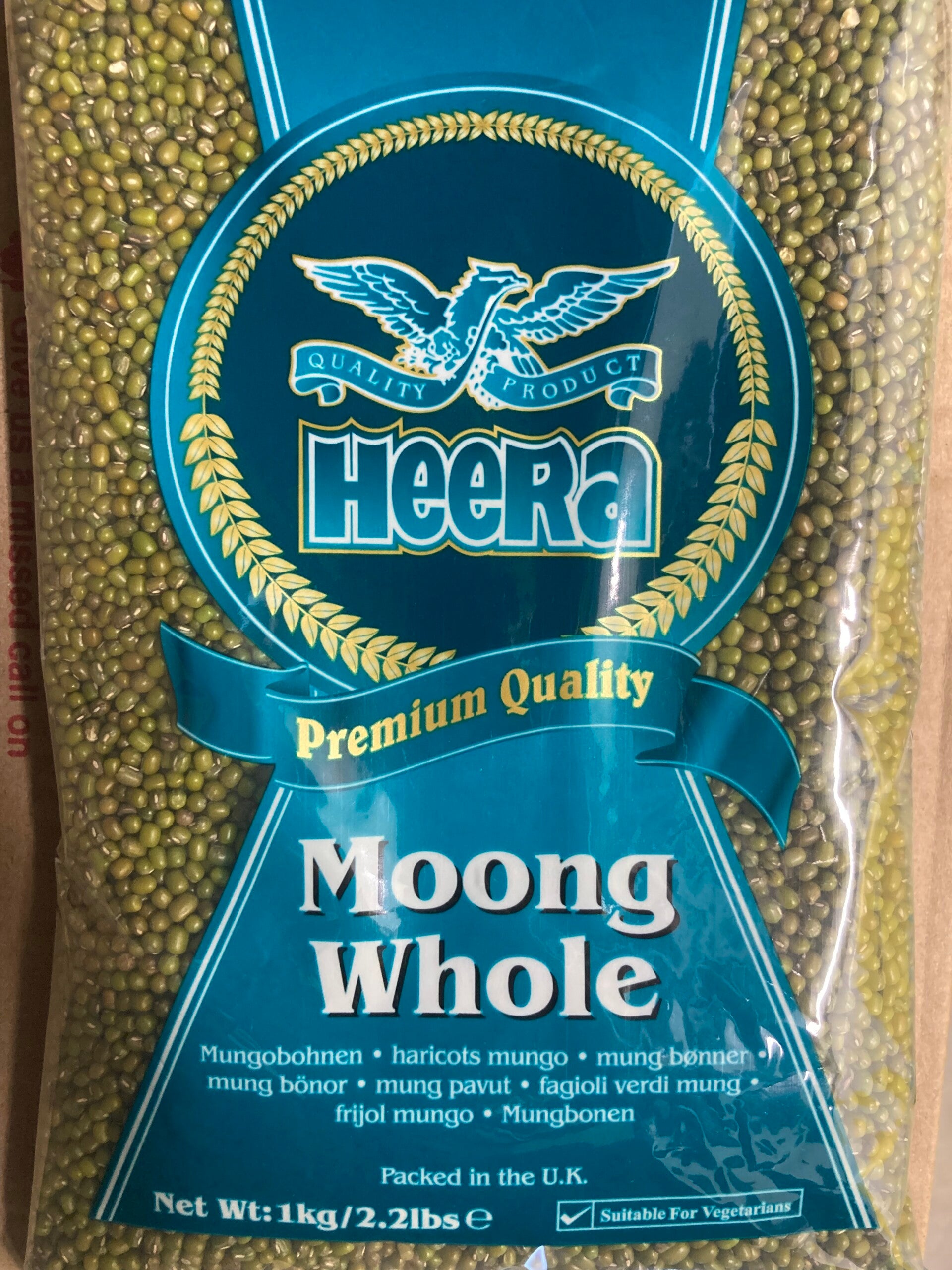 MOONG WHOLE 1 kg