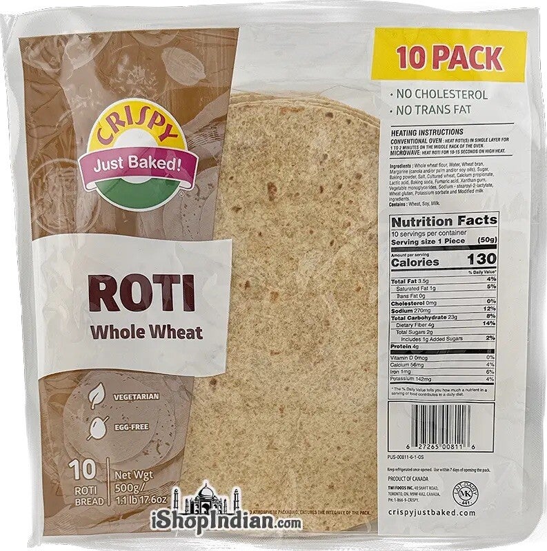 CRISPY WHOLE WHEAT 10 PIÈCES