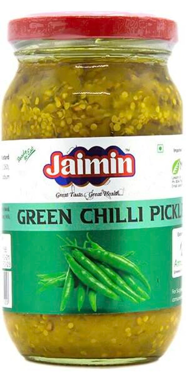 JAIMIN GREEN CHILLY PICKLE 400 g