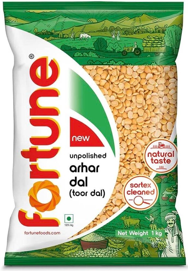 FORTUNE TOOR DHAL PLAIN 1 KG