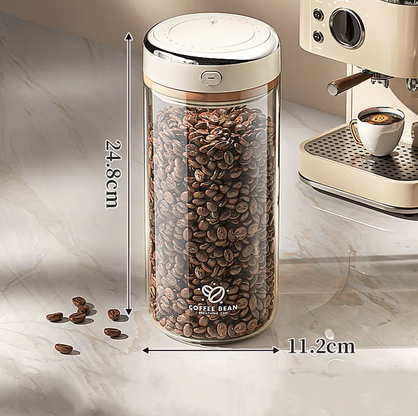 Luchtdichte koffie-bewaarbus 1700ML
