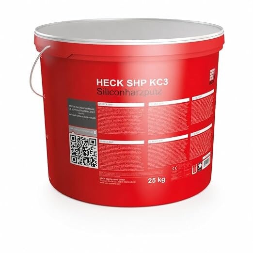 Heck Siliconharzputz KC3 - 3mm weiß, 25kg