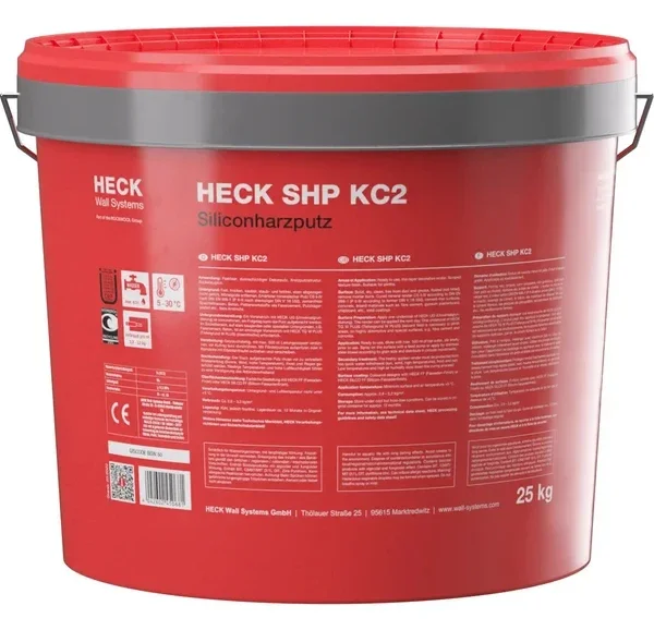 Heck Siliconharzputz KC2 - 2mm weiß, 25kg