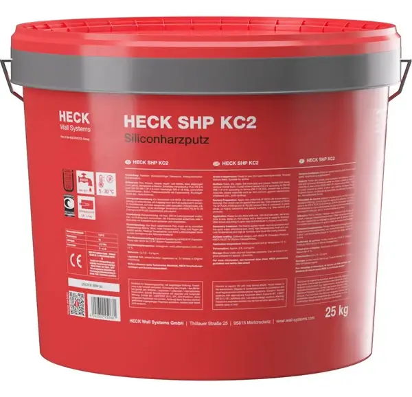 Heck Siliconharzputz KC2 - 2mm weiß, 25kg