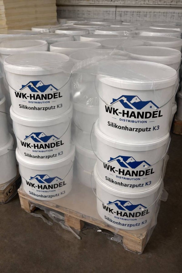 Silikonharzputz - Kratzputz K 2/3 - 25kg Weiß