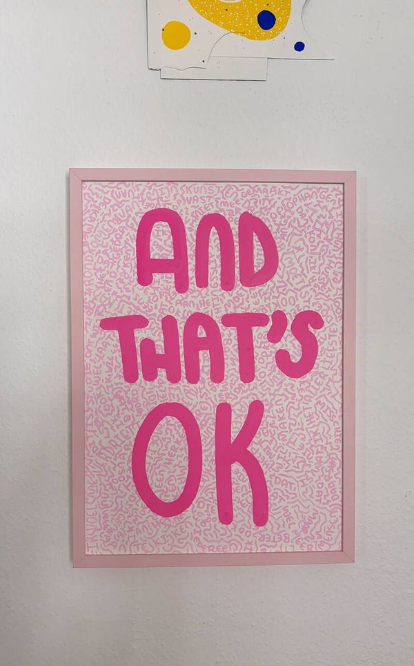 And that's ok