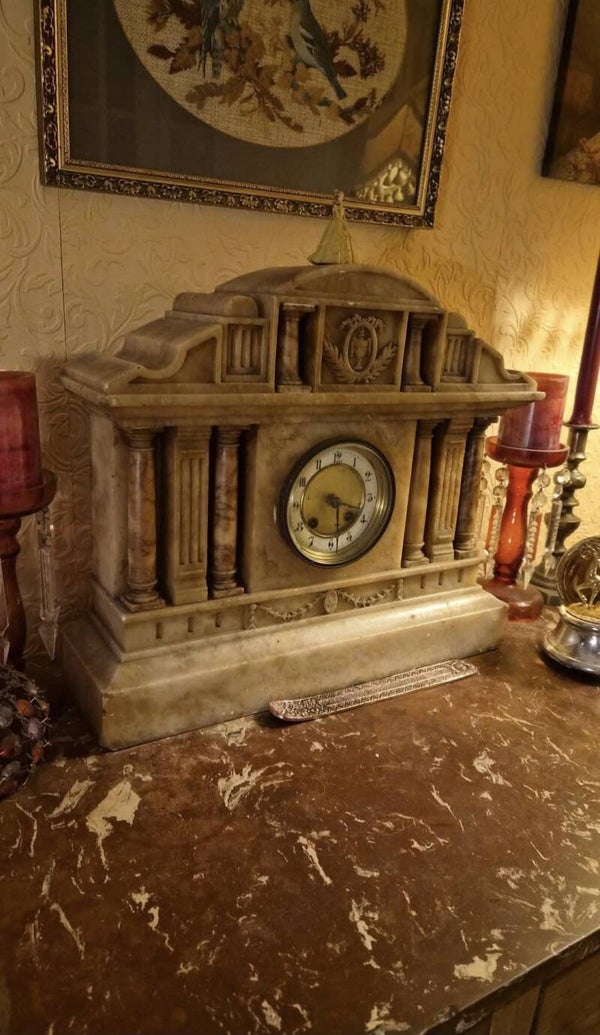 A beautiful stone clock