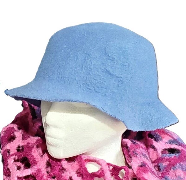 Chapeau Bob, bleu
