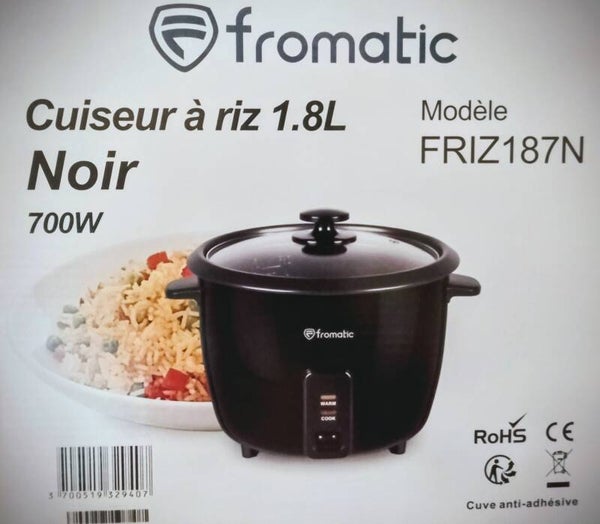 CUISEUR A RIZ 1.8L NOIR 700W