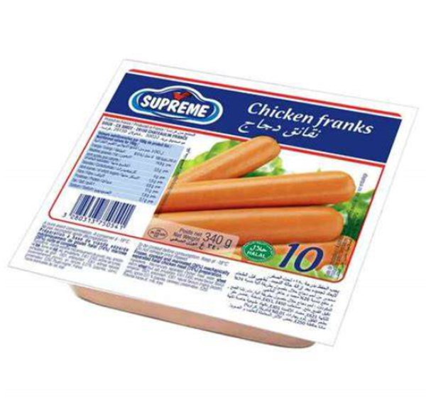 supreme10 chicken franks