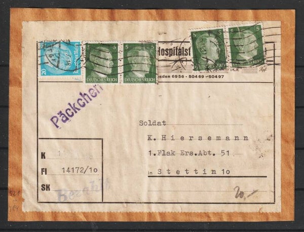 Päckchen  Hospital DRESDEN 25.11.41   (s24114)