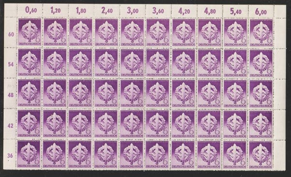 MiNr. 818 postfrisch **. Plattenfehler III