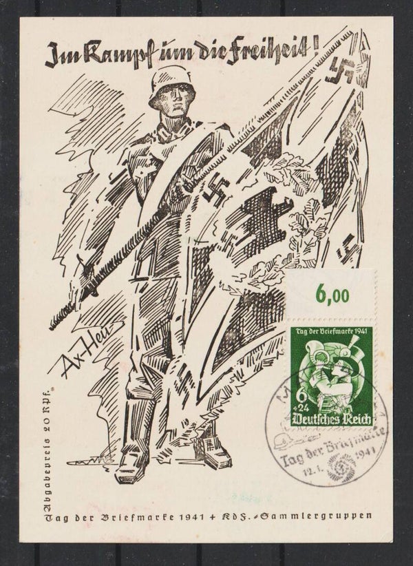 Propaganda Karte "Im Kampf um die Freiheit" MiNr. 762  (as62)