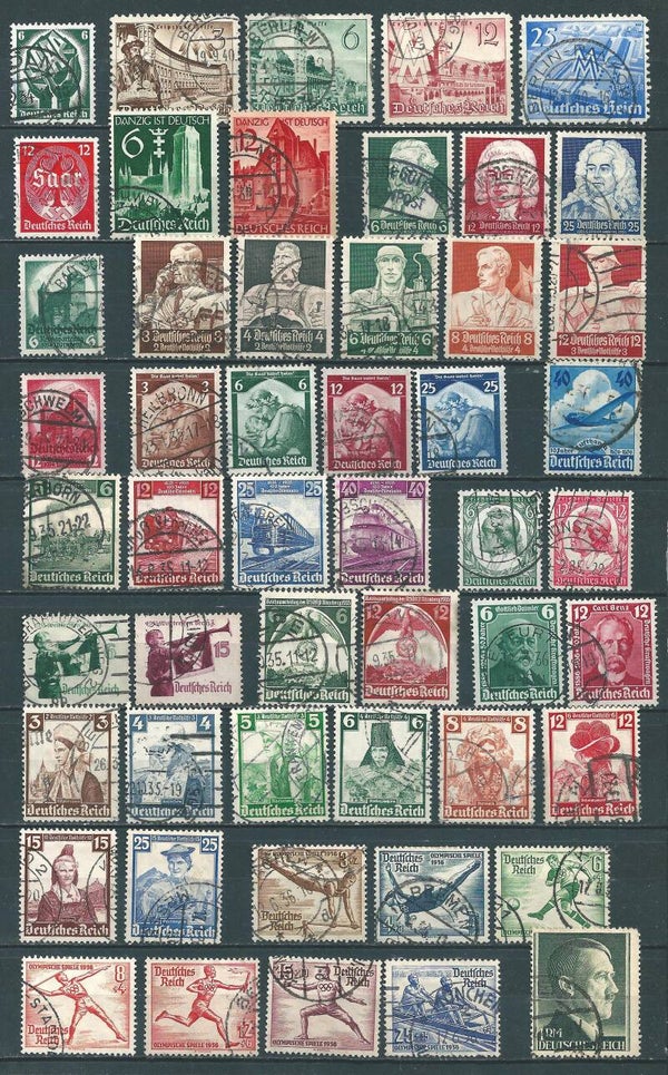 3. Reich Lot verschiedener Ausgaben  (0146)