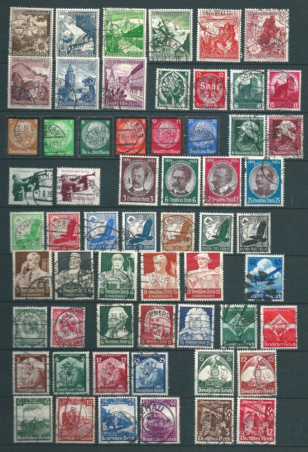 ex MiNr. 529-683 gestempelt (0154)