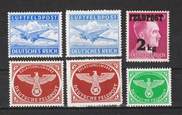 MiNr. 1 A/B, 2 A/B, 3, 4 postfrisch **