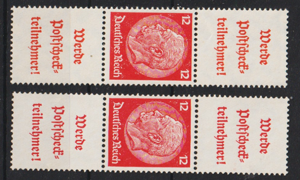 MiNr. S 196, S 204 postfrisch ** (0227)