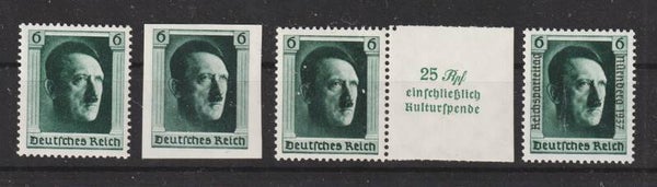 MiNr. 646, 647, 648, 650 (Block Einzelmarken) postfrisch **  (0240)