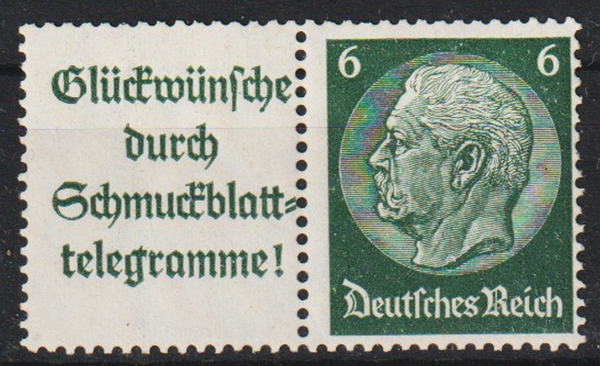 ZD W 84 postfrisch **  (0242)