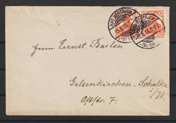 MiNr. 99 a Brief  Bad Bertrich 15.6.18   (0265)