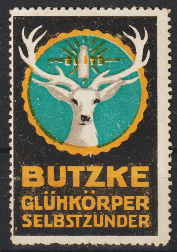 Vignette, Reklamemarke "Butzke Glühkörper"  (0270)