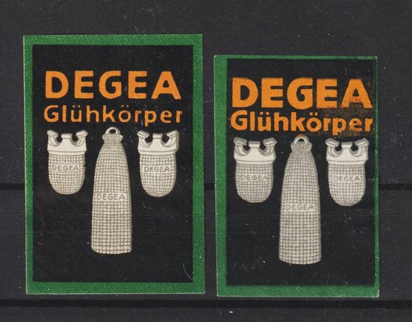 Vignette, Reklamemarke "DEGEA Glühkörper"  (0270)