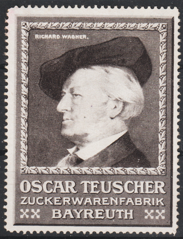 Vignette, Reklamemarke "Oscar Teuscher Zuckerwarenfabrik"  (0270)