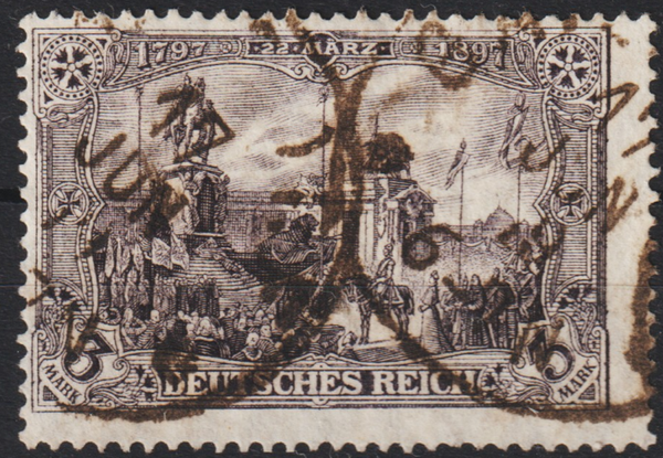 MiNr. 96 A Ib gestempelt, geprüft Jäschke BPP (0310)