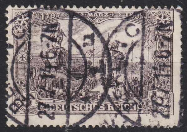 MiNr. 96 A Ib gestempelt, geprüft Oechsner BPP (0310)