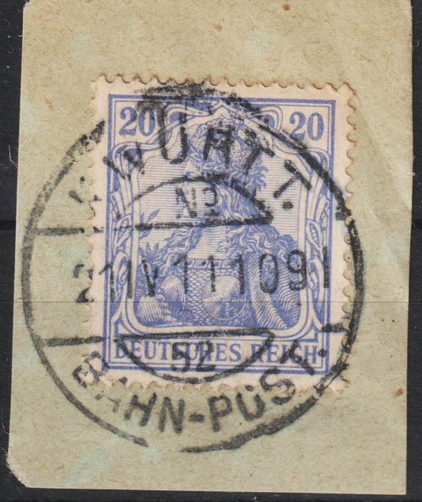 MiNr. 87 I Briefstück, Stempel   (0315)