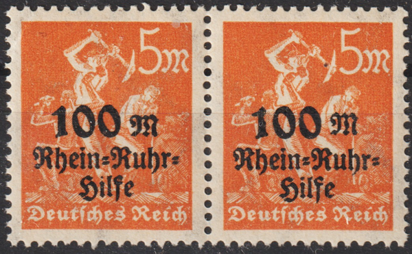 MiNr. 258 VIII postfrisch **, geprüft   (0343)