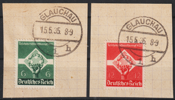 MiNr. 571-572 Briefstücke (0343)