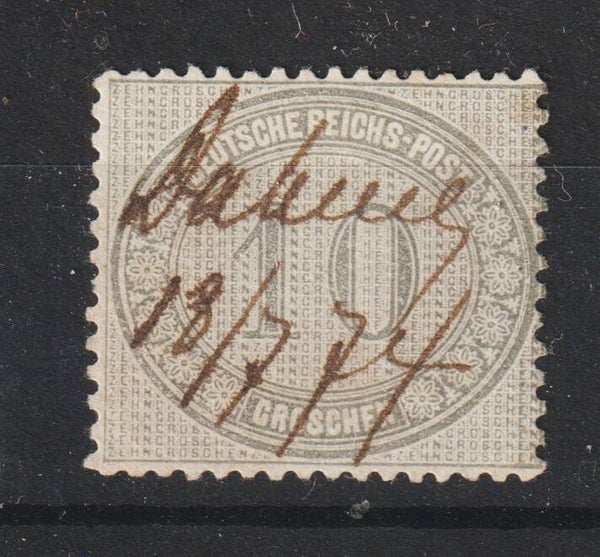 MiNr. 12 Federzug, geprüft Krug BPP  (0351)