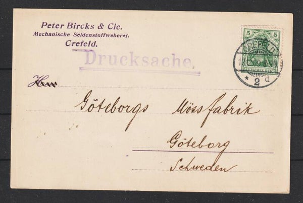 portogerechte Drucksache nach Schweden,   10.12.09   (0358)