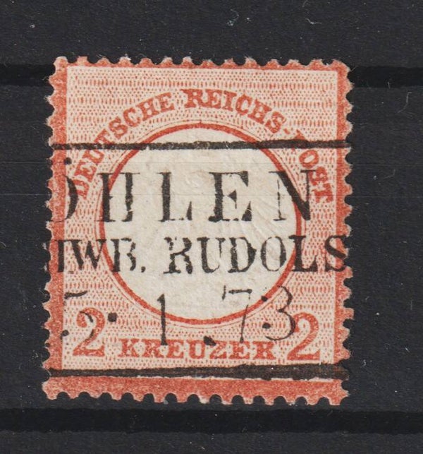 MiNr. 8 gestempelt, BÖHLEN (.)5.1.73   (0370)