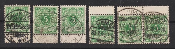 MiNr. 46 gestempelt mit Zwischenstegfeld (0372)