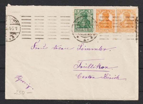 portogerechter Brief, Trüllikon, Schweiz   16.10.16   (0358)