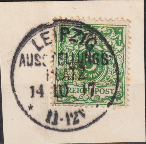 MiNr. 46 Briefstück, Stempel  (0398)