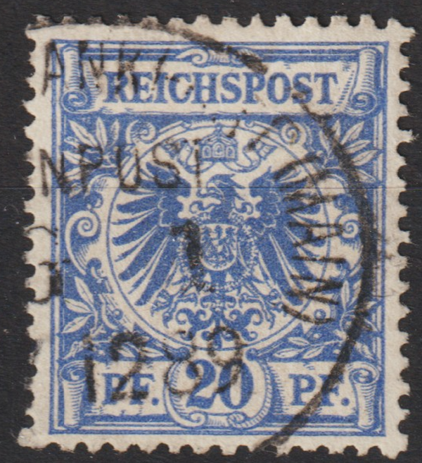 MiNr. 48 aa gestempelt, geprüft  (0398)