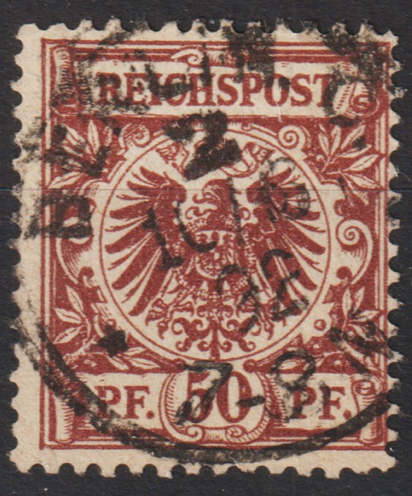 MiNr. 50 CE d gestempelt, geprüft  (0398)