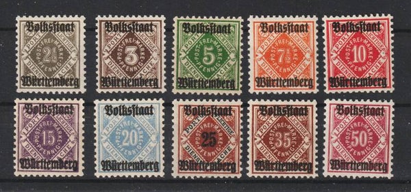 MiNr. D 134-173 postfrisch ** (0413)