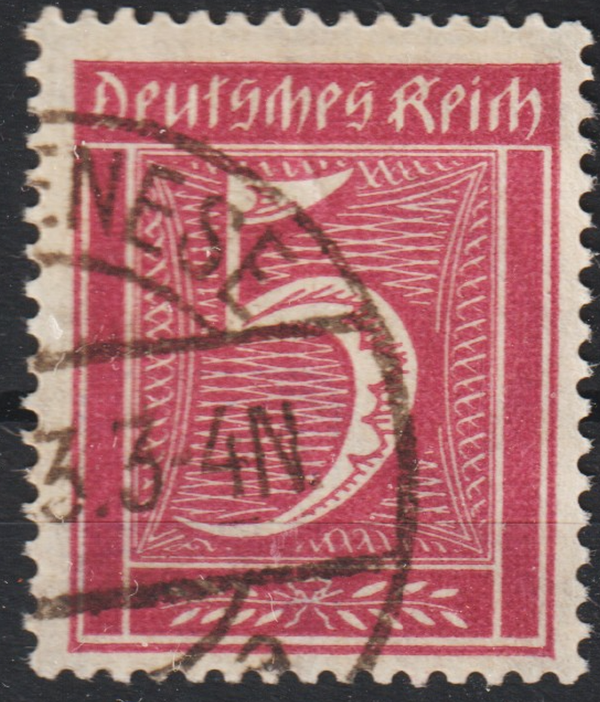 MiNr. 177 gestempelt, geprüft   (0462)