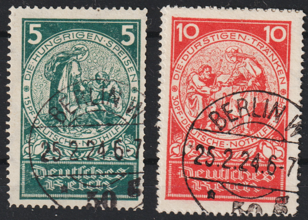 MiNr. 351, 352 gestempelt   (0462)