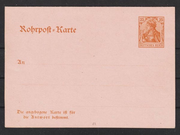 Ganzsache Rohrpost RP 14 A  (0501)