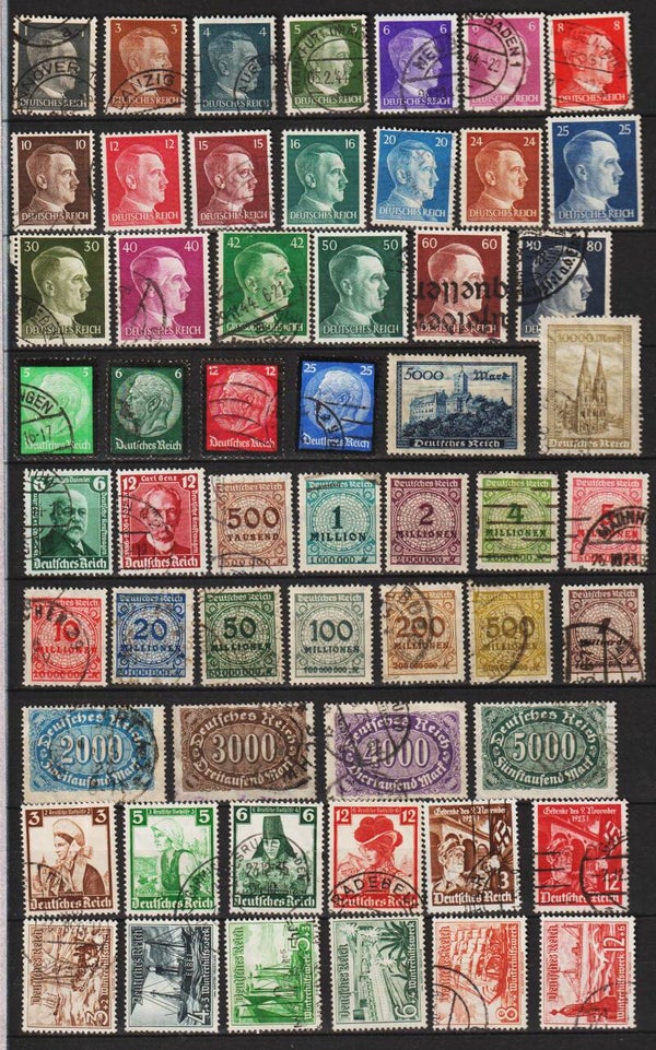 verschiedene Marken Deutsches Reich  (0535)