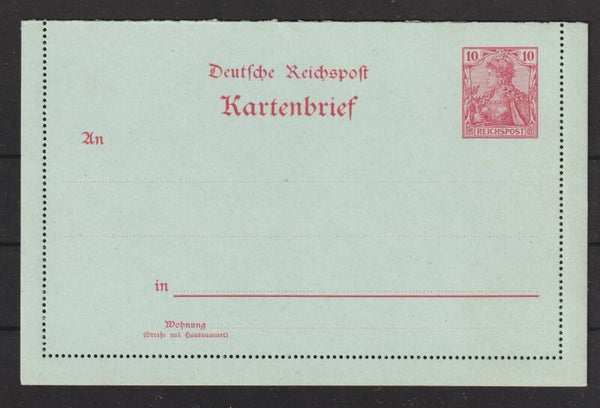 Kartenbrief  K 10 b  (0539)