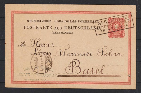 Ganzsache P 8 II a  K3  SPREMBERG  18.4.79   (0540)